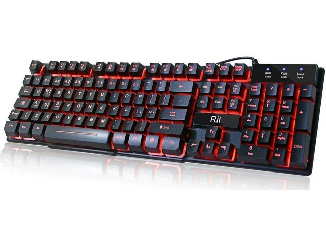 Rii RK100 LED Backlit Wired Multimedia Keyboard: $32.39 Rii RK100 LED Backlit Wired Multimedia Keyboard: $32.39