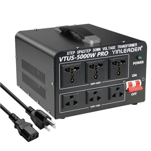 Yinleader 5,000W Voltage Transformer Converter: $134.30 Yinleader 5,000W Voltage Transformer Converter: $134.30
