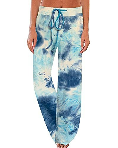 Newcosplay Women's Wide Leg Drawstring Pajama Pants: $12.74 Newcosplay Women's Wide Leg Drawstring Pajama Pants: $12.74