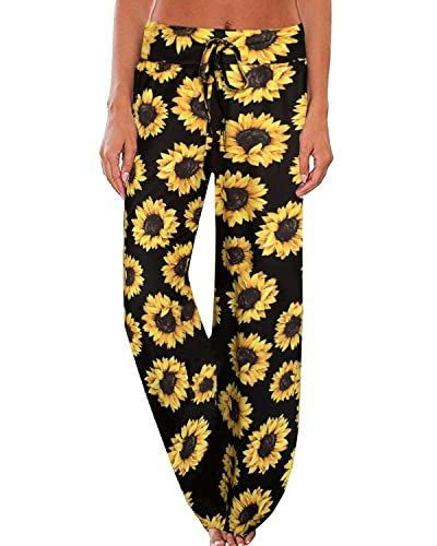 Newcosplay Women's Wide Leg Drawstring Pajama Pants: $12.74 Newcosplay Women's Wide Leg Drawstring Pajama Pants: $12.74