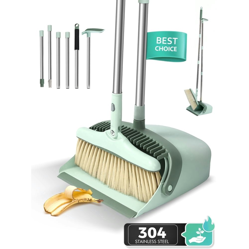 Bimzuc 51-Inch Broom and Dustpan Set: $19.69 Bimzuc 51-Inch Broom and Dustpan Set: $19.69