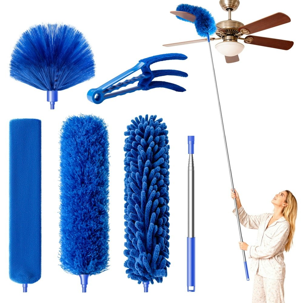 Reusable Microfiber Duster Kit with 80-Inch Telescopic Pole 6-Pack: $16.89 Reusable Microfiber Duster Kit with 80-Inch Telescopic Pole 6-Pack: $16.89