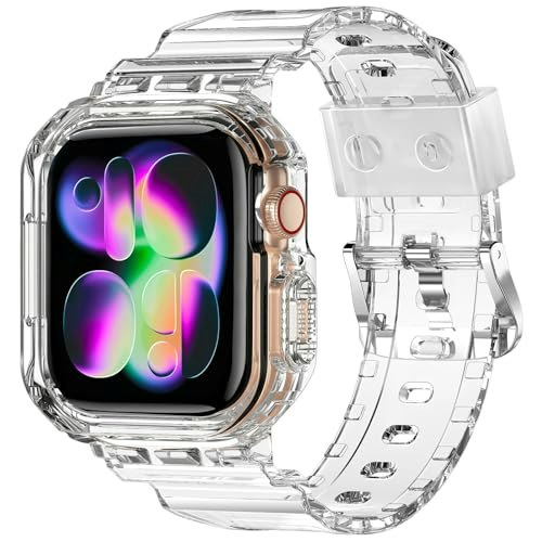 XYF Crystal Clear Apple Watch Band for Series 11/10 42mm: $9.32 XYF Crystal Clear Apple Watch Band for Series 11/10 42mm: $9.32