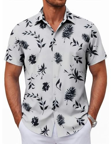Coofandy Men's Slim Fit Short Sleeve Button Up Shirt: $14.98 Coofandy Men's Slim Fit Short Sleeve Button Up Shirt: $14.98