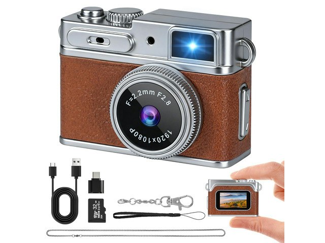 Mini Keychain 1080p Digital Camera with 32GB SD Card: $44.99 Mini Keychain 1080p Digital Camera with 32GB SD Card: $44.99