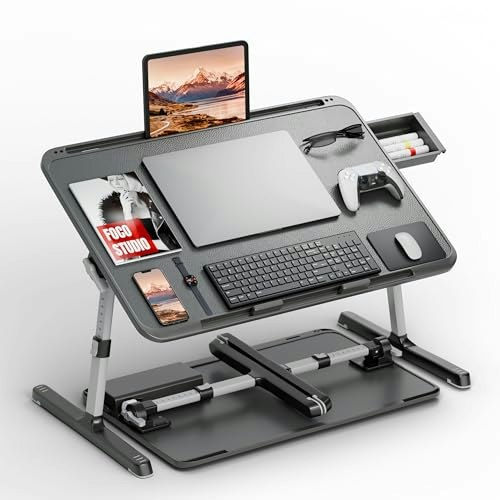 Potuopy Adjustable Foldable Laptop Lap Desk: $48.58 Potuopy Adjustable Foldable Laptop Lap Desk: $48.58