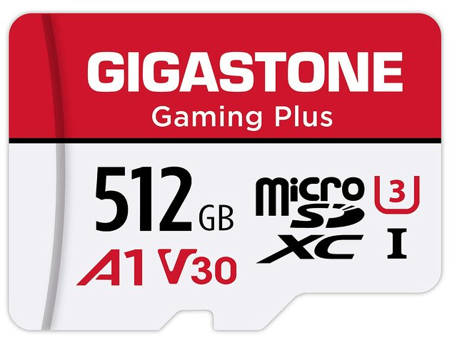 Gigastone 512GB MicroSDXC UHS-I Memory Card: $179.98 Gigastone 512GB MicroSDXC UHS-I Memory Card: $179.98