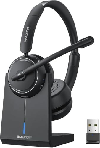Waxop Wireless Noise Cancelling Bluetooth Headset: $69.98