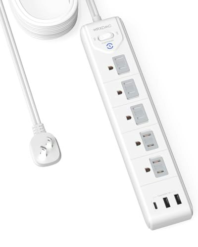 WRXDMC 15ft 2-Prong to 3-Prong Power Strip Adapter: $30.59