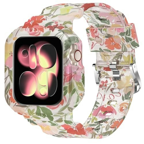 XYF Crystal Clear Apple Watch Band for Series 11/10 42mm: $11.89