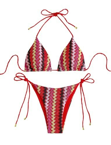 Zaful 2-Piece Crochet Halter Bikini Set: $21.24 Zaful 2-Piece Crochet Halter Bikini Set: $21.24