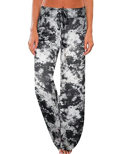 Newcosplay Women's Wide Leg Drawstring Pajama Pants: $12.74 Newcosplay Women's Wide Leg Drawstring Pajama Pants: $12.74