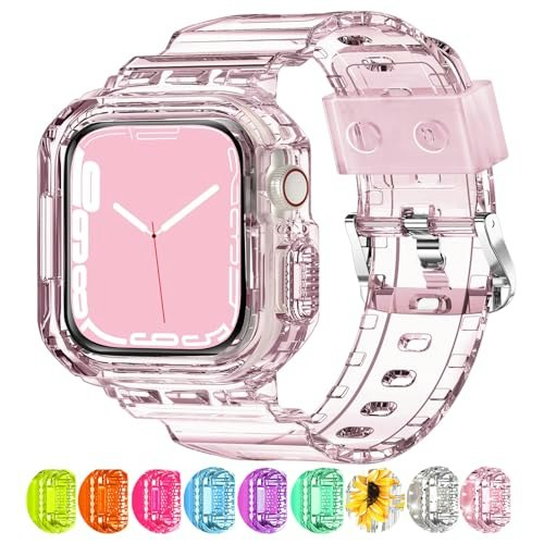 XYF Clear Apple Watch Band 45/44mm: $10.18