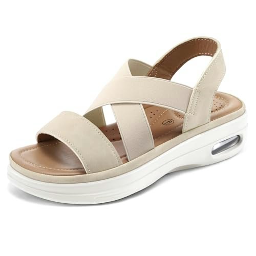 Mysoft Women's Air Cushion Platform Walking Sandals: $19.99 Mysoft Women's Air Cushion Platform Walking Sandals: $19.99