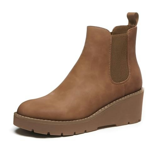 Athlefit Women's Platform Wedge Chelsea Ankle Boots: $42.98 Athlefit Women's Platform Wedge Chelsea Ankle Boots: $42.98