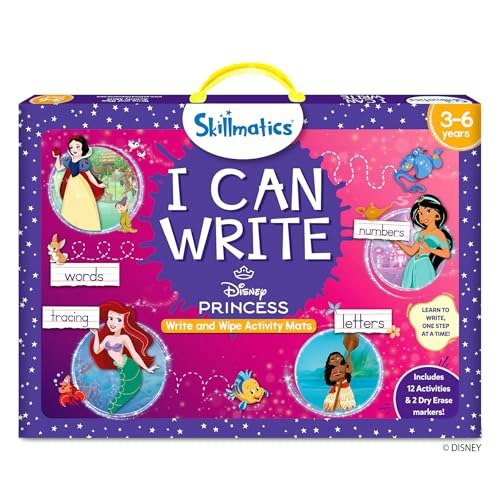 Skillmatics I Can Write Disney Princess Preschool Learning Activity Toy: $31.96