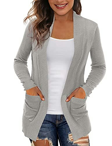 Women's Open Front Cardigan Sweater with Pockets: $26.34 Women's Open Front Cardigan Sweater with Pockets: $26.34