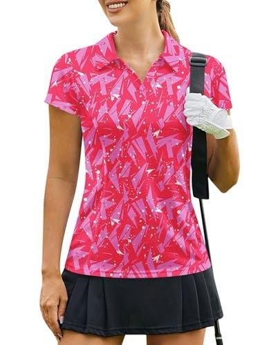 Pinspark Women's Quick-Dry Golf Polo Shirt: $16.99