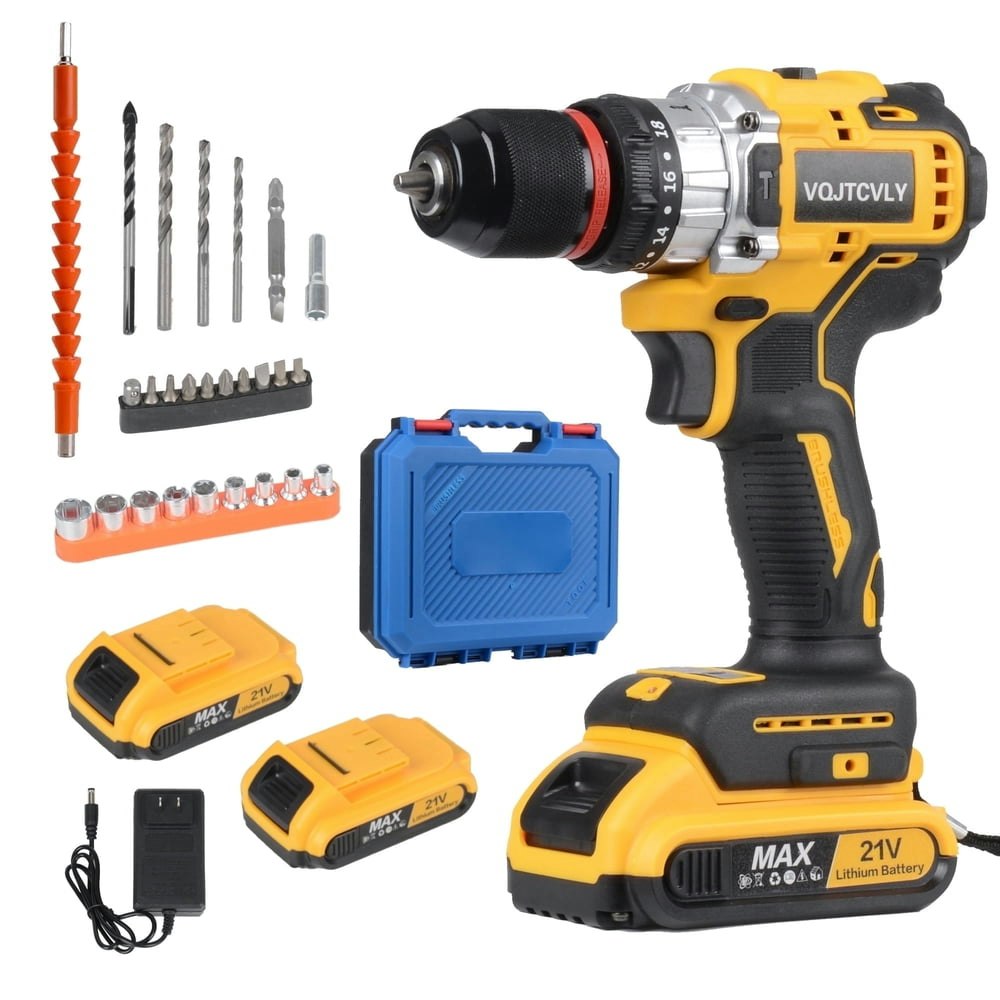 Euur 21V Brushless Cordless Drill 26-Piece Kit: $30.99 Euur 21V Brushless Cordless Drill 26-Piece Kit: $30.99