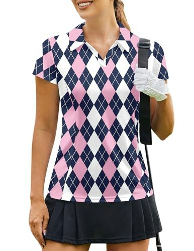 Pinspark Women's Quick-Dry Athletic Golf Polo Shirt: $16.99