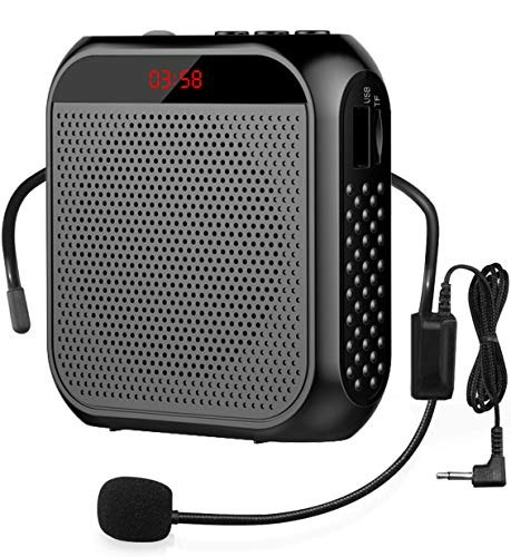 Portable Voice Amplifier with Wired Microphone Headset: $15.71 Portable Voice Amplifier with Wired Microphone Headset: $15.71