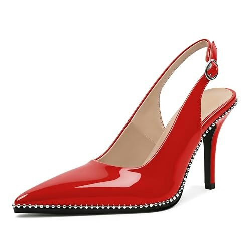 Zamikoo Women's 9cm Slingback Stiletto Pumps: $50.99