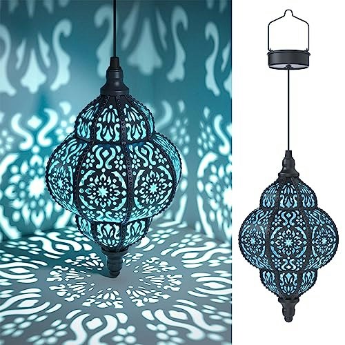 Hapjoy Solar Moroccan Hanging Lantern: $21.59 Hapjoy Solar Moroccan Hanging Lantern: $21.59