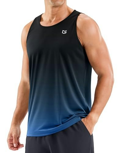 Men's UPF50+ Dry Fit Sleeveless Tank Top: $8.99