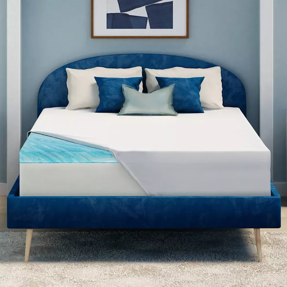 Serta PerfectSleeper King 3" DuoCool Gel Memory Foam Mattress Topper: $69.99