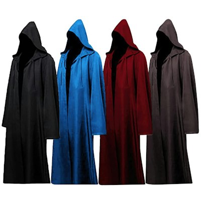 WonShak Hooded Robe Adult Wizard & Monk Cosplay Costume for $10 + free shipping w/ Prime