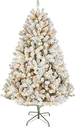 National Tree Company 6-Foot Pre-Lit Flocked Acacia Tree: $35 National Tree Company 6-Foot Pre-Lit Flocked Acacia Tree: $35