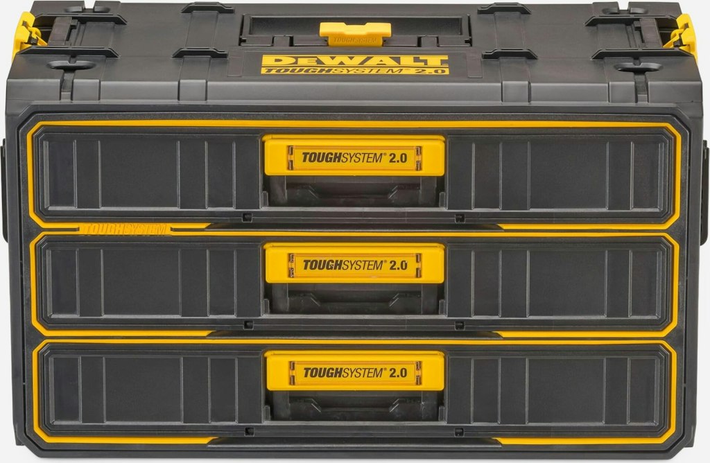 DeWalt TOUGHSYSTEM 2.0 3-Drawer Tool Organizer: $100