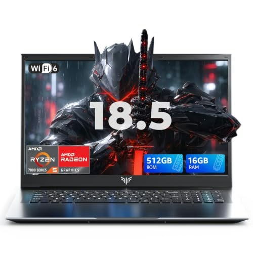 Kaigerr Ryzen 5 7430U 18.5" Gaming Laptop: $589.99