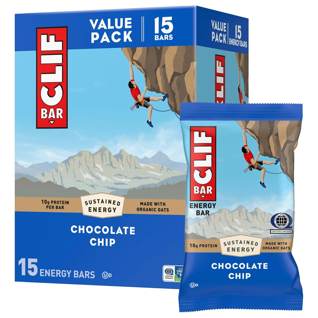 Clif Bar 15-Count Chocolate Chip Protein Energy Bars: $14 w/ Subscribe & Save