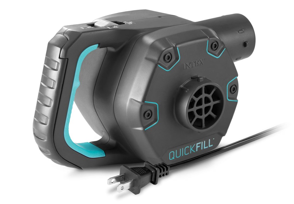 Intex Premium Quick-Fill 120V AC Electric Air Pump w/ 3 Nozzles: $25
