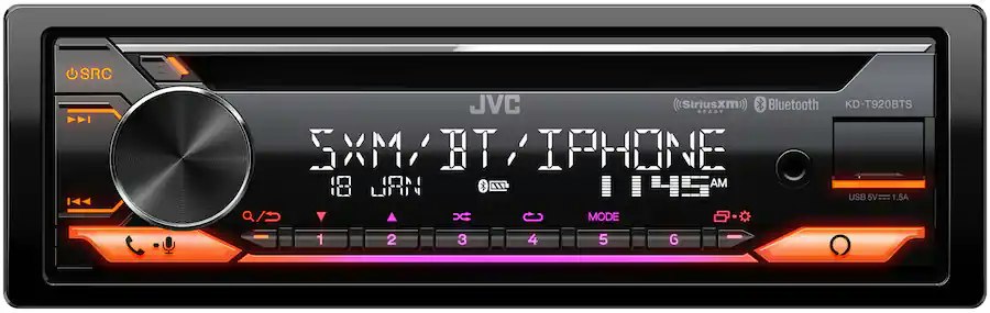 JVC Bluetooth CD Receiver w/ Alexa Built-In: $140 JVC Bluetooth CD Receiver w/ Alexa Built-In: $140