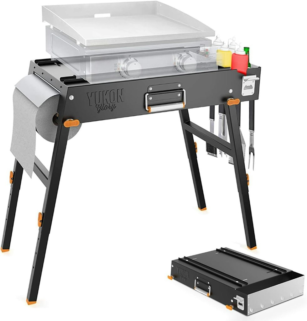 Yukon Glory Universal Portable Grill Table Stand: $70