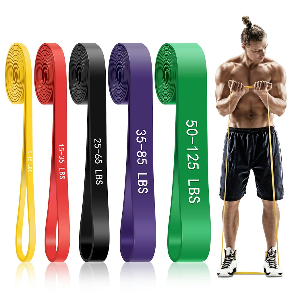 5-Level Resistance Bands Set: $17