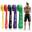 5-Level Resistance Bands Set for $17 + free shipping w/ Prime