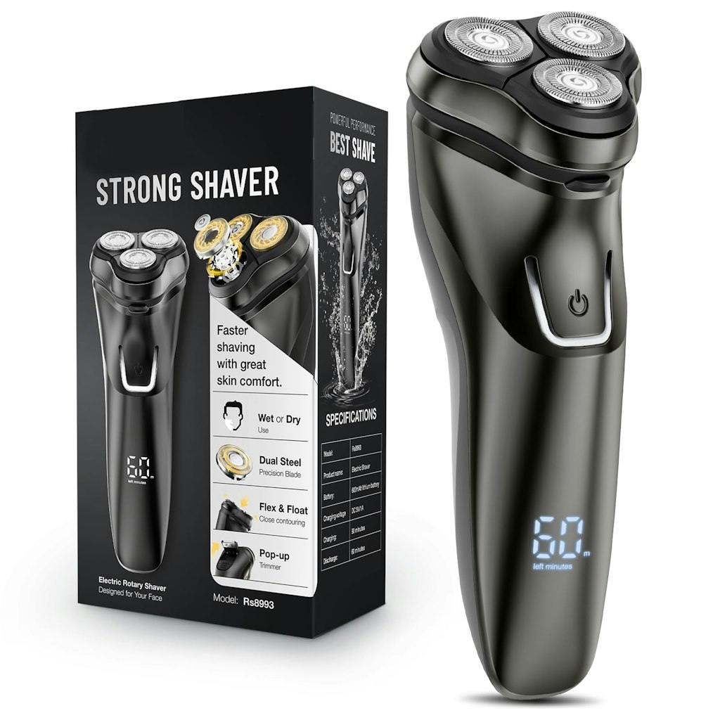 Electric Wet/Dry Rotary Shaver: $40