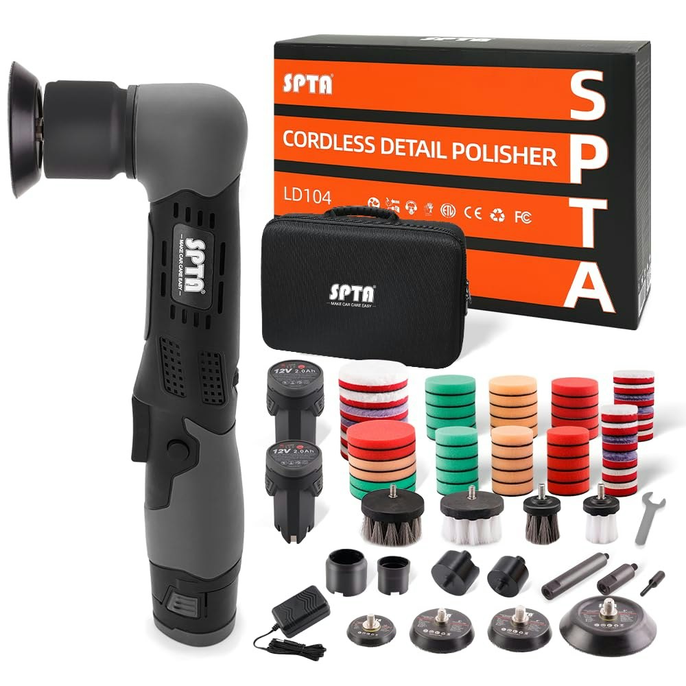 12V Cordless Mini Polisher w/ Polishing & Wool Pads: $90
