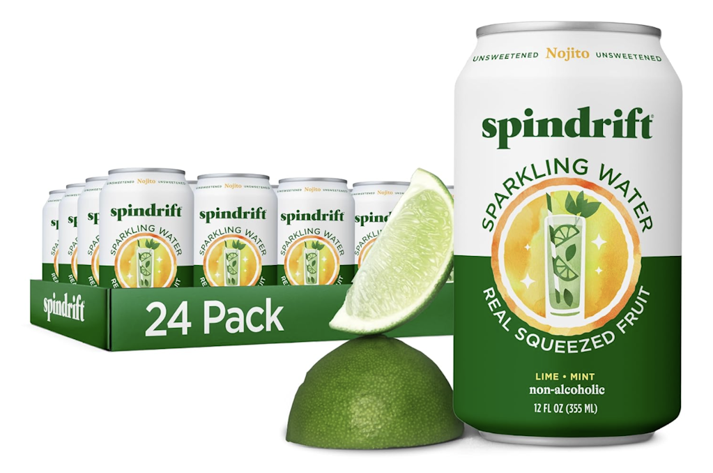 Spindrift Nojito Sparkling Water 12-oz. Can 24-Pack: $11 via Sub & Save