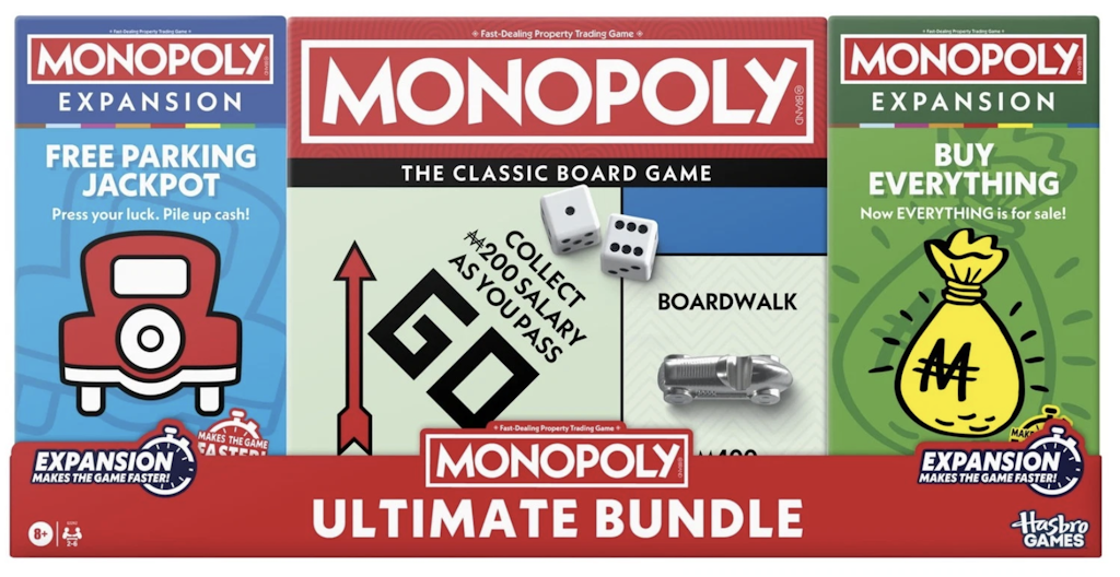 Hasbro Monopoly Ultimate Bundle Game: $12