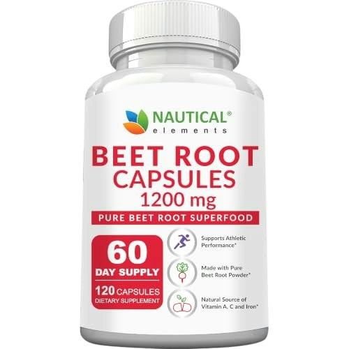 Beet Root 1,200mg 120-Capsule Bottle: $15.26 Beet Root 1,200mg 120-Capsule Bottle: $15.26