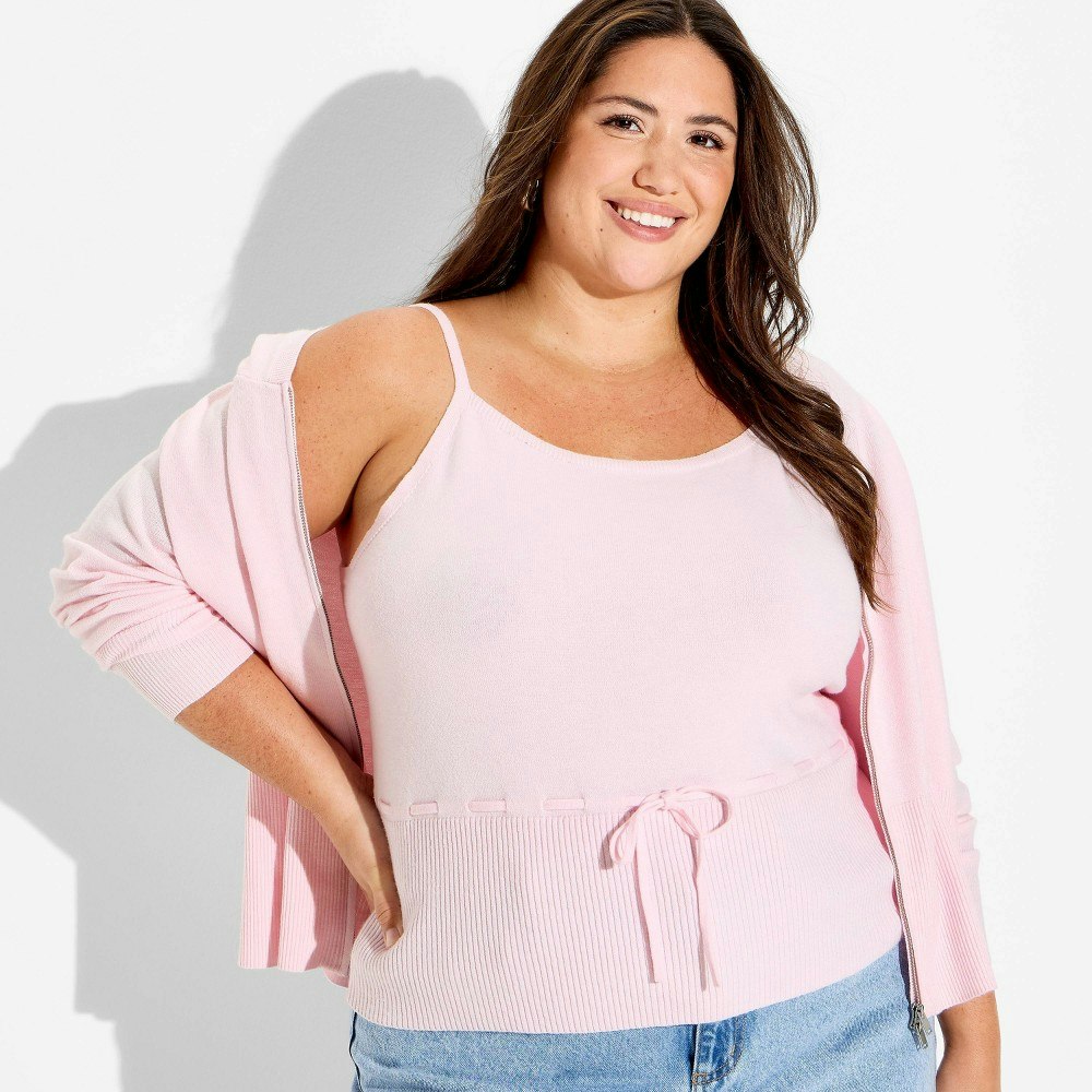 Wild Fable Women's Tie Collar Sweater Tank Top: $20 Wild Fable Women's Tie Collar Sweater Tank Top: $20