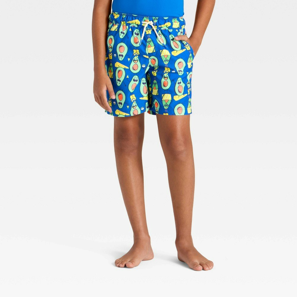 Cat & Jack Boys' Avocado Swim Trunks: $15 Cat & Jack Boys' Avocado Swim Trunks: $15