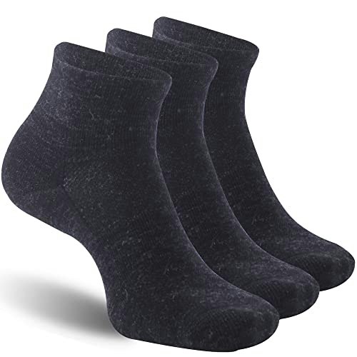 Rztt Merino Wool Athletic Ankle Socks 3-Pair Pack: $18.99