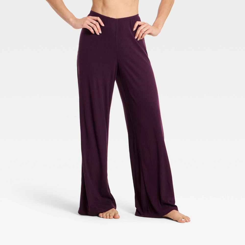 Auden Women's Ribbed Cooling Jersey Pajama Pants: $25 Auden Women's Ribbed Cooling Jersey Pajama Pants: $25