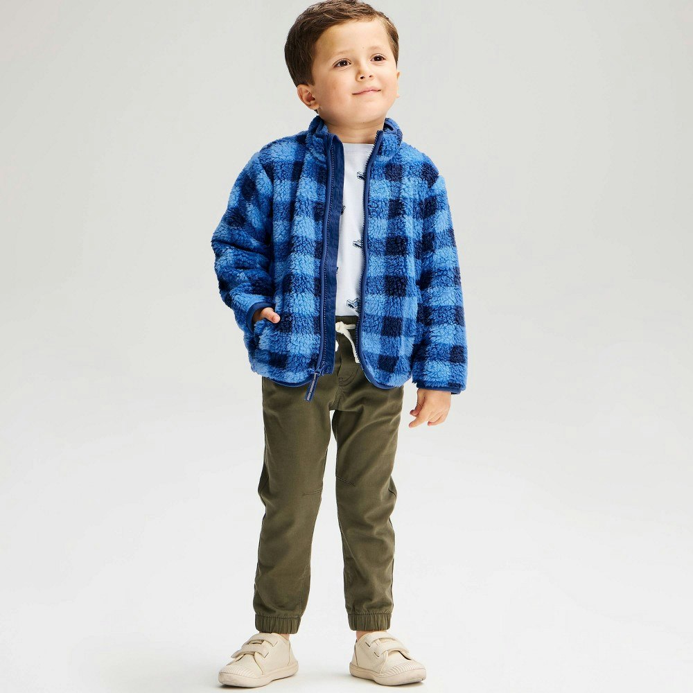 Cat & Jack Baby Boys' Plaid Fleece Jacket 12M: $22 Cat & Jack Baby Boys' Plaid Fleece Jacket 12M: $22