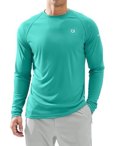 Men's Long Sleeve UPF 50+ Sun Protection Swim Shirt: $14.99 Men's Long Sleeve UPF 50+ Sun Protection Swim Shirt: $14.99
